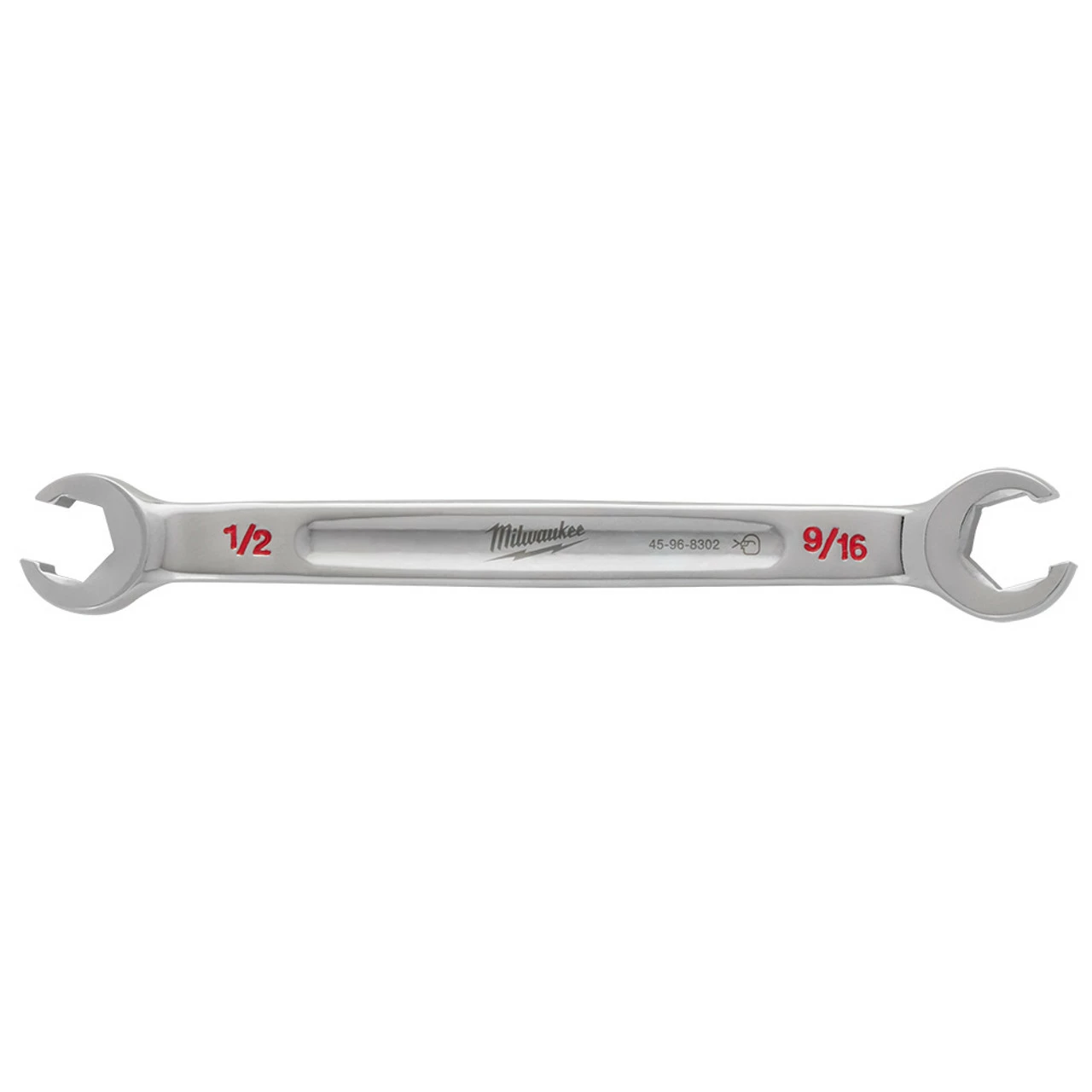 Milwaukee 45-96-8302 1/2 X 9/16 Double End Flare Nut Wrench 3 Milwaukee 45-96-8302 1/2 X 9/16 Double End Flare Nut Wrench