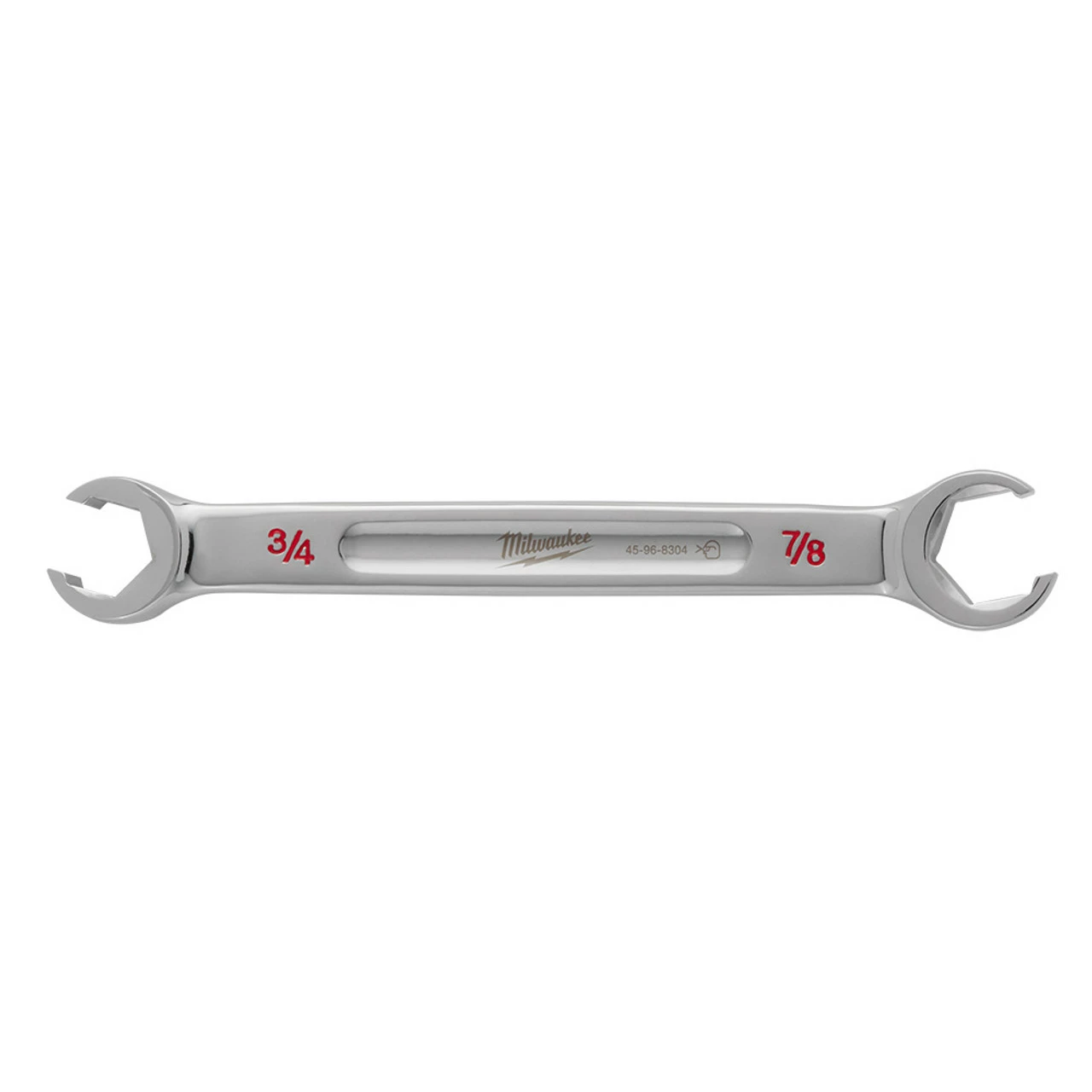 Milwaukee 45-96-8304 3/4 X 7/8 Double End Flare Nut Wrench 3 Milwaukee 45-96-8304 3/4 X 7/8 Double End Flare Nut Wrench