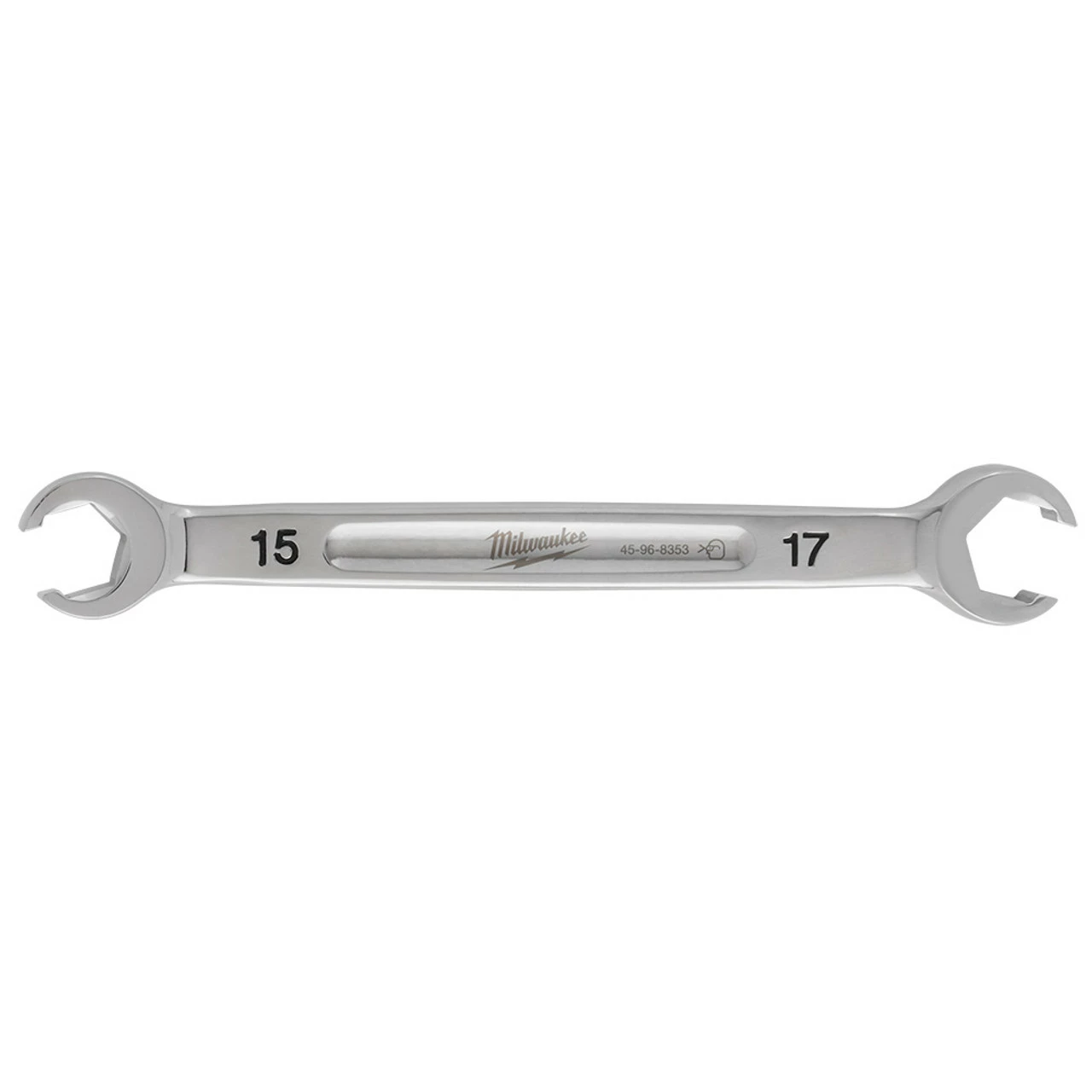 Milwaukee 45-96-8353 15mm X 17mm Flare Nut Wrench 3 Milwaukee 45-96-8353 15mm X 17mm Flare Nut Wrench