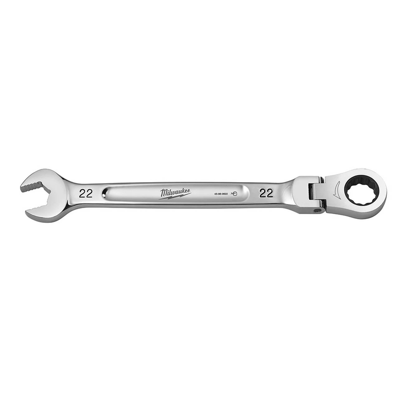 Milwaukee 45-96-9622 22mm Flex Head Ratcheting Wrench 3 Milwaukee 45-96-9622 22mm Flex Head Ratcheting Wrench