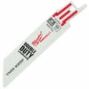 Milwaukee 48-00-5183 4 In. 18 TPI Thin Kerf Sawzall Blades (5 Pk)