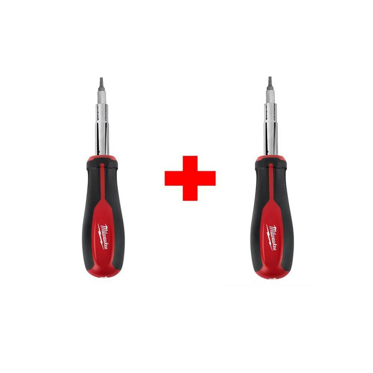 Milwaukee 48-22-2761A 11-in-1 Multi-Tip Screwdriver With Square Drive Bits (2-Pack) 4 Milwaukee 48-22-2761A 11-in-1 Multi-Tip Screwdriver With Square Drive Bits (2-Pack) - Image 2