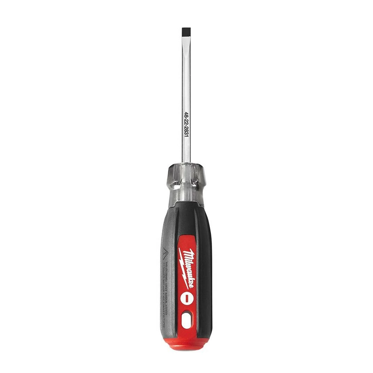 Milwaukee 48-22-2831 3/16 In. Cabinet - 3 In. Cushion Grip Screwdriver 3 Milwaukee 48-22-2831 3/16 In. Cabinet - 3 In. Cushion Grip Screwdriver