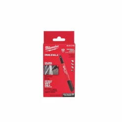 Milwaukee 48-22-3150 INKZALL Black Ultra Fine Point Markers (12 Pk)