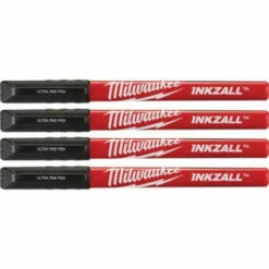 Milwaukee 48-22-3164 INKZALL Black Ultra Fine Point Pen (4 Pk)