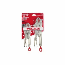 Milwaukee 48-22-3702 2 Pc. 7 & 10 In. Curved Jaw Locking Pliers With Max Bite