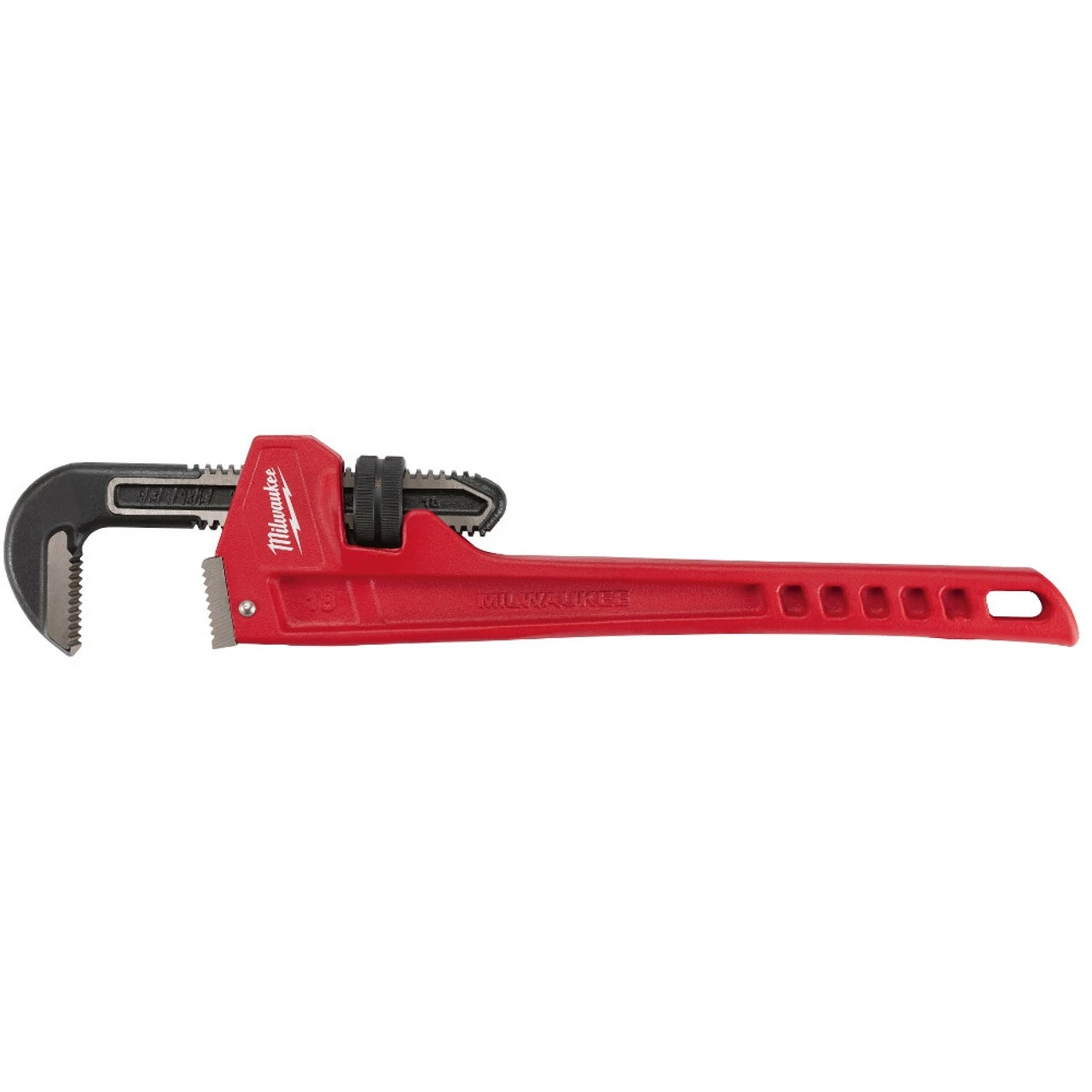 Milwaukee 48-22-7118 18 In. Steel Pipe Wrench 3 Milwaukee 48-22-7118 18 In. Steel Pipe Wrench