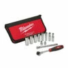 Milwaukee 48-22-9000 12 Pc 3/8 In. Drive SAE Socket Set 1 Milwaukee 48-22-9000 12 Pc 3/8 In. Drive SAE Socket Set -Default Template 7 48 22 9000 2 17882.1581704354
