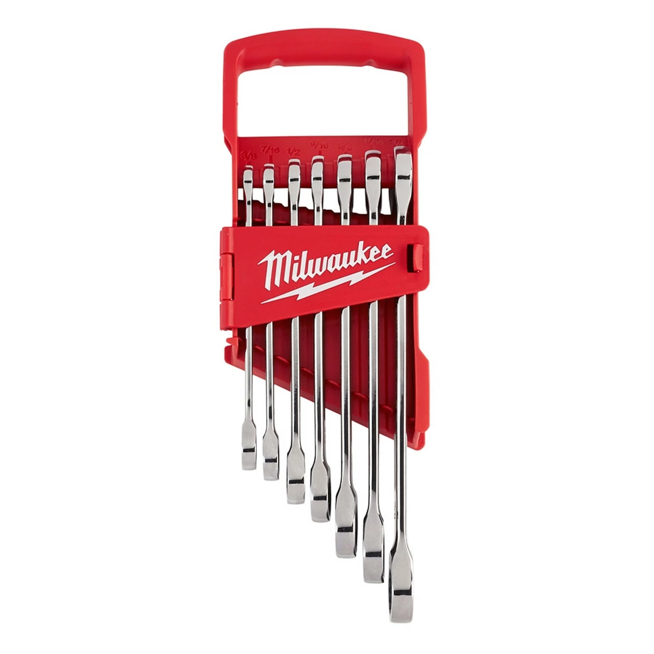 Milwaukee 48-22-9406 7pc Ratcheting Combination Wrench Set - SAE 3 Milwaukee 48-22-9406 7pc Ratcheting Combination Wrench Set - SAE