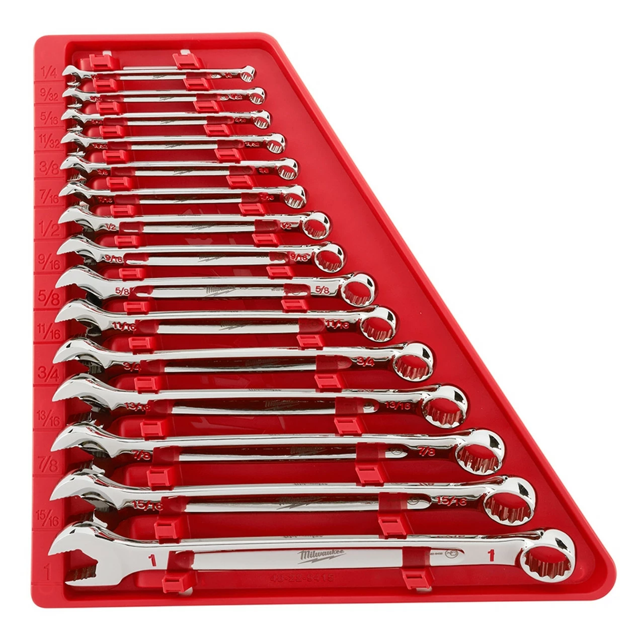 Milwaukee 48-22-9415 15pc Combination Wrench Set - SAE 3 Milwaukee 48-22-9415 15pc Combination Wrench Set - SAE