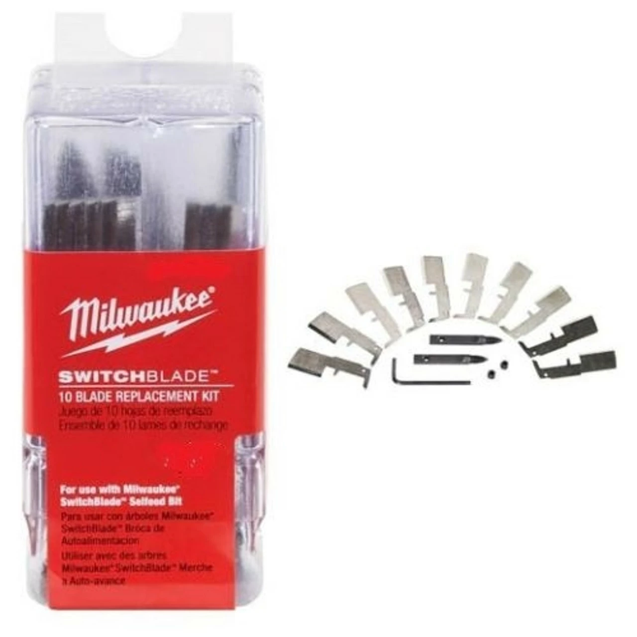Milwaukee 48-25-5335 2 In. Switchblade 10 Blade Replacement Kit 3 Milwaukee 48-25-5335 2 In. Switchblade 10 Blade Replacement Kit