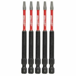 Milwaukee 48-32-4575 SHOCKWAVE 3-1/2 Impact SQ #1 Bit 5 Pk