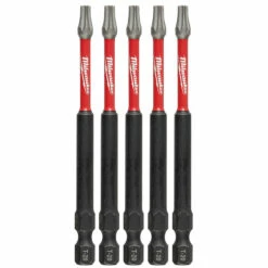 Milwaukee 48-32-4578 SHOCKWAVE 3-1/2 Impact T20 Bit 5 Pk