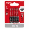 Milwaukee 48-32-4682 SHOCKWAVE 2 In. T10 Impact Bit 5PK 1 Milwaukee 48-32-4682 SHOCKWAVE 2 In. T10 Impact Bit 5PK -Default Template 7 48 32 4682 05254.1638560419
