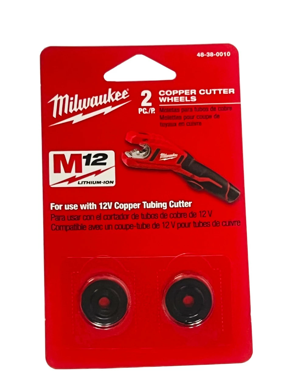 Milwaukee 48-38-0010 Copper Tubing Cutter Wheels 3 Milwaukee 48-38-0010 Copper Tubing Cutter Wheels