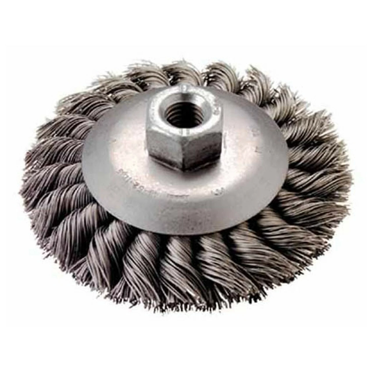 Milwaukee 48-52-1315 4 In. Bevel Knot Brush - Stainless 3 Milwaukee 48-52-1315 4 In. Bevel Knot Brush - Stainless