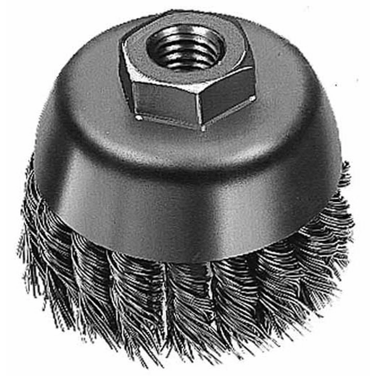 Milwaukee 48-52-1350 4 In. Knot Wire Cup Brush - Carbon Steel 3 Milwaukee 48-52-1350 4 In. Knot Wire Cup Brush - Carbon Steel