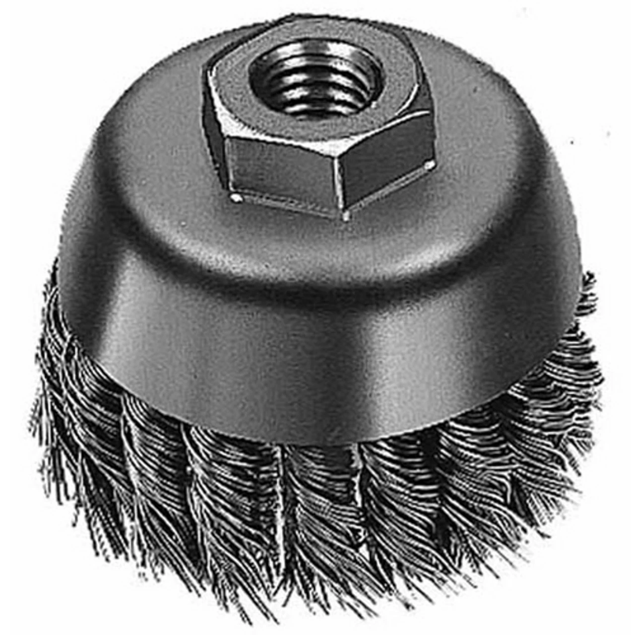 Milwaukee 48-52-5040 3 In. Knot Wire Cup Brush - Carbon Steel 3 Milwaukee 48-52-5040 3 In. Knot Wire Cup Brush - Carbon Steel