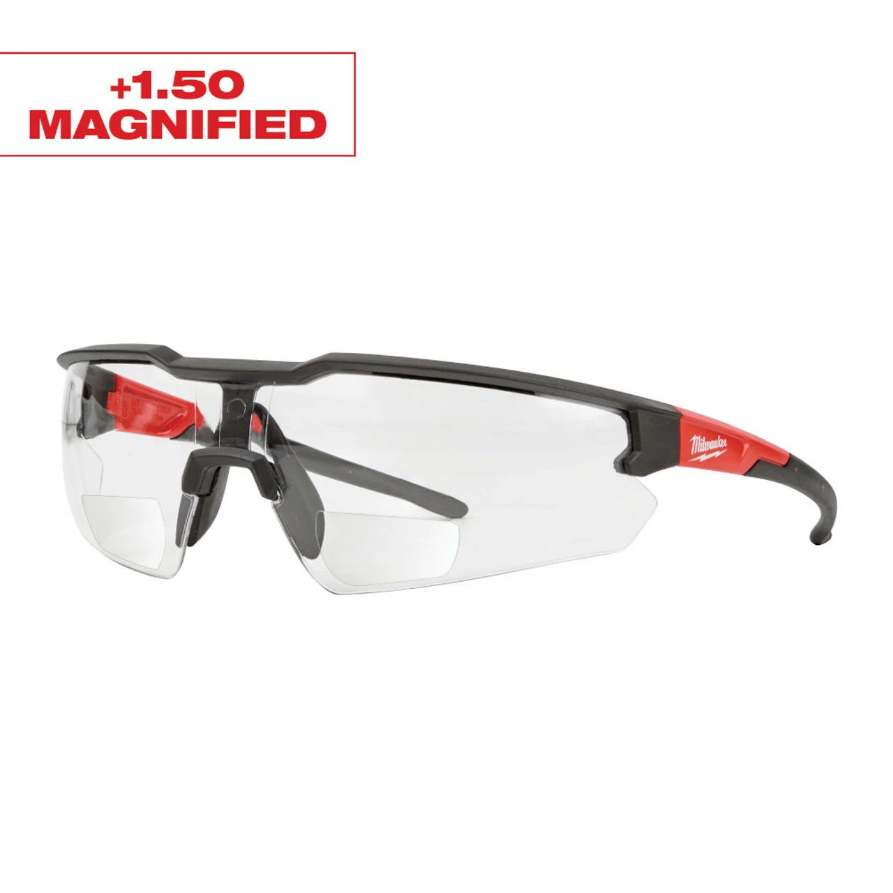 Milwaukee 48-73-2203 Safety Glasses - +1.50 Magnified 4 Milwaukee 48-73-2203 Safety Glasses - +1.50 Magnified - Image 2