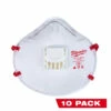Milwaukee 48-73-4014 10 Pk N95 Valved Respirator -Default Template 7 48 73 4014 95380.1660063391