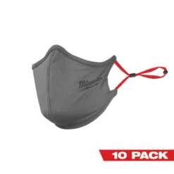 Milwaukee 48-73-4232 10 PK Gray 2-Layer Face Mask