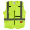 Milwaukee 48-73-5022 High Visibility Yellow Safety Vest - L/XL -Default Template 7 48 73 5022 77062.1593108825