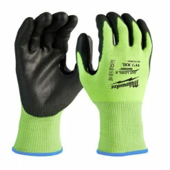 Milwaukee 48-73-8924 High-Visibility Cut Level 2 Polyurethane Dipped Gloves XXL