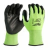 Milwaukee 48-73-8934 High-Visibility Cut Level 3 Polyurethane Dipped Gloves XXL -Default Template 7 48 73 8934 39649.1595614707