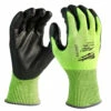 Milwaukee 48-73-8944 High-Visibility Cut Level 4 Polyurethane Dipped Gloves XXL -Default Template 7 48 73 8944 38055.1595621269