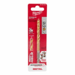Milwaukee 48-89-4818 Metric SHOCKWAVE Titanium RED HELIX 7.5 MM