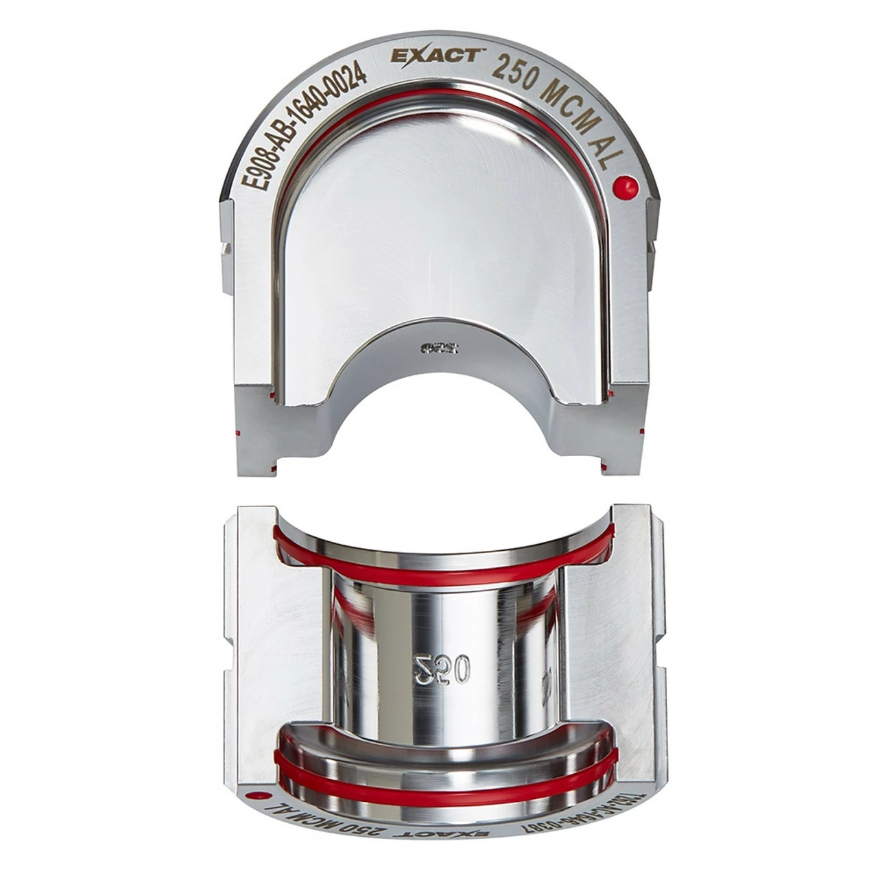 Milwaukee 49-12-U250 EXACT 250 MCM Aluminum 12T U-Style Die 3 Milwaukee 49-12-U250 EXACT 250 MCM Aluminum 12T U-Style Die