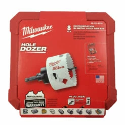 Milwaukee 49-22-4079 8 Pc Refrigeration Bi-Metal Hole Saw Kit