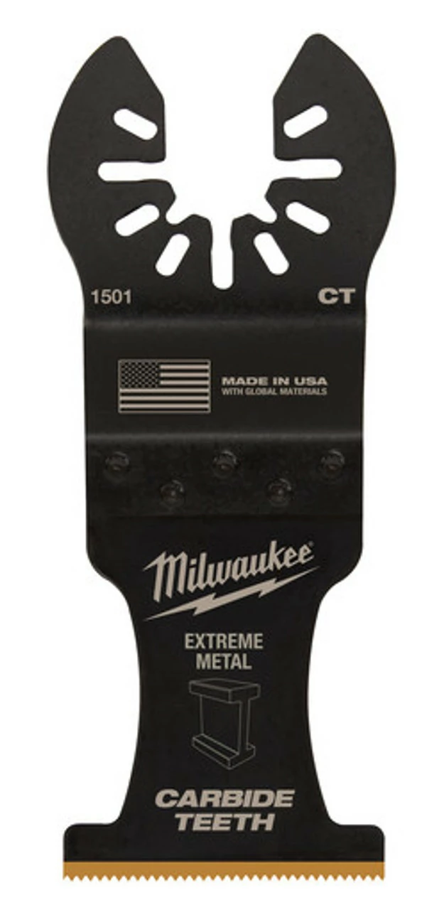 Milwaukee 49-25-1501 OPEN-LOK 1-3/8 In. Titanium Enhanced Carbide Teeth Metal Blade 1 Pk 3 Milwaukee 49-25-1501 OPEN-LOK 1-3/8 In. Titanium Enhanced Carbide Teeth Metal Blade 1 Pk