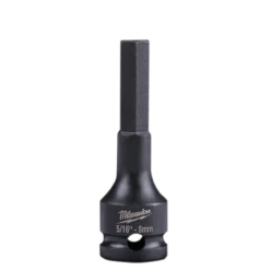 Milwaukee 49-66-5151 Shockwave Linemans 3/8 Drive 5/16 - 8mm Hex Bit Socket