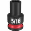 Milwaukee 49-66-6102 SHOCKWAVE Impact Duty 3/8 Drive 5/16 Standard 6 Point Socket -Default Template 7 49 66 6102 02589.1635344181