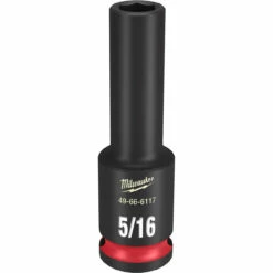 Milwaukee 49-66-6117 SHOCKWAVE Impact Duty 3/8 Drive 5/16 In. Deep 6 Point Socket