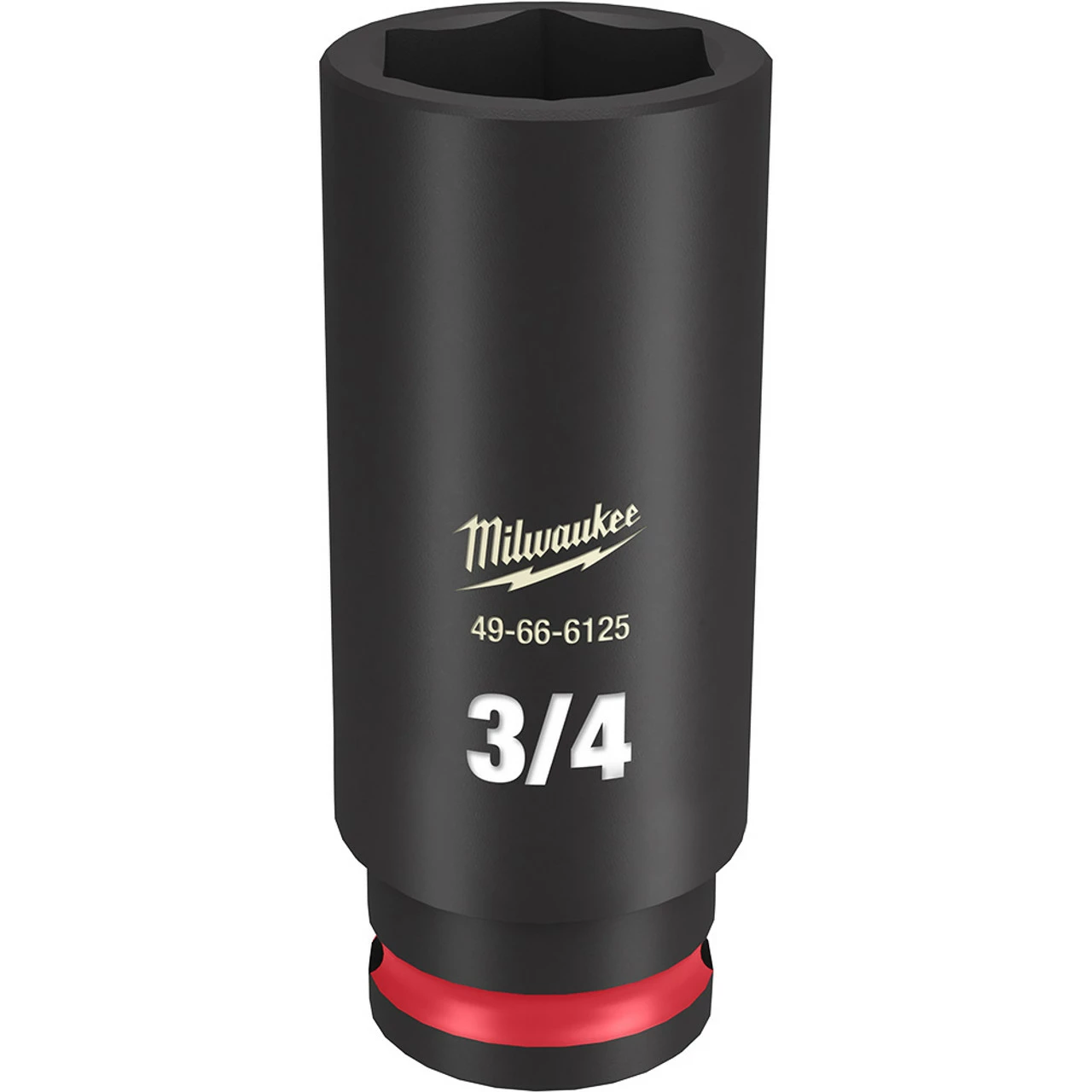 Milwaukee 49-66-6125 SHOCKWAVE Impact Duty 3/8 Drive 3/4 In. Deep 6 Point Socket 3 Milwaukee 49-66-6125 SHOCKWAVE Impact Duty 3/8 Drive 3/4 In. Deep 6 Point Socket