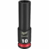 Milwaukee 49-66-6152 SHOCKWAVE Impact Duty 3/8 Drive 10mm Deep 6 Point Socket -Default Template 7 49 66 6152 99944.1647971805