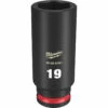 Milwaukee 49-66-6161 SHOCKWAVE Impact Duty 3/8 Drive 19mm Deep 6 Point Socket 1 Milwaukee 49-66-6161 SHOCKWAVE Impact Duty 3/8 Drive 19mm Deep 6 Point Socket -Default Template 7 49 66 6161 08729.1648046753