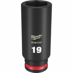 Milwaukee 49-66-6161 SHOCKWAVE Impact Duty 3/8 Drive 19mm Deep 6 Point Socket