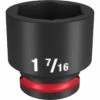 Milwaukee 49-66-6217 SHOCKWAVE Impact Duty 1/2 Drive 1-7/16 Standard 6 Point Socket -Default Template 7 49 66 6217 85001.1648151773