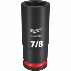 Milwaukee 49-66-6228 SHOCKWAVE Impact Duty 1/2 Drive 7/8 Deep 6 Point Socket