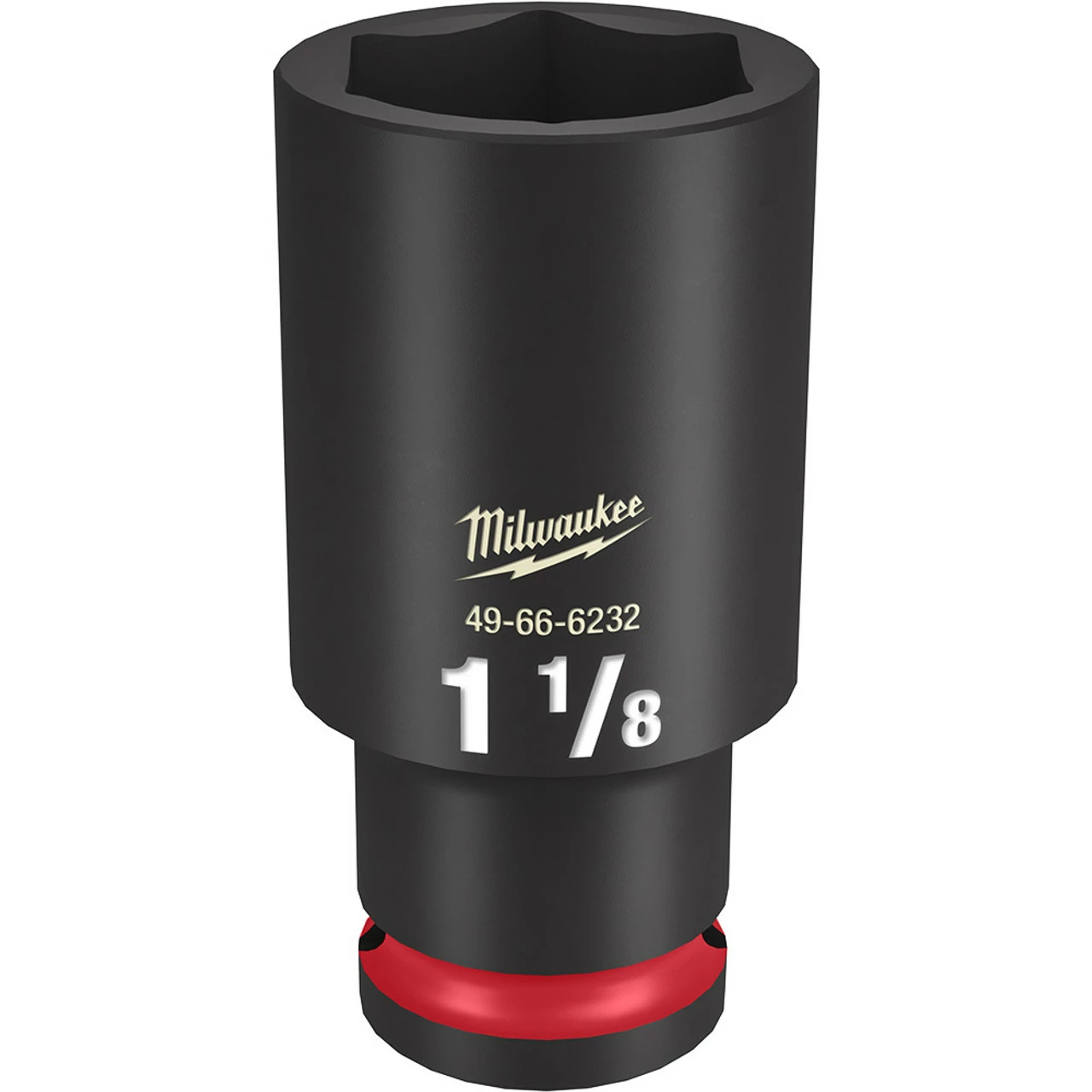 Milwaukee 49-66-6232 SHOCKWAVE Impact Duty 1/2 Drive 1-1/8 Deep 6 Point Socket 3 Milwaukee 49-66-6232 SHOCKWAVE Impact Duty 1/2 Drive 1-1/8 Deep 6 Point Socket