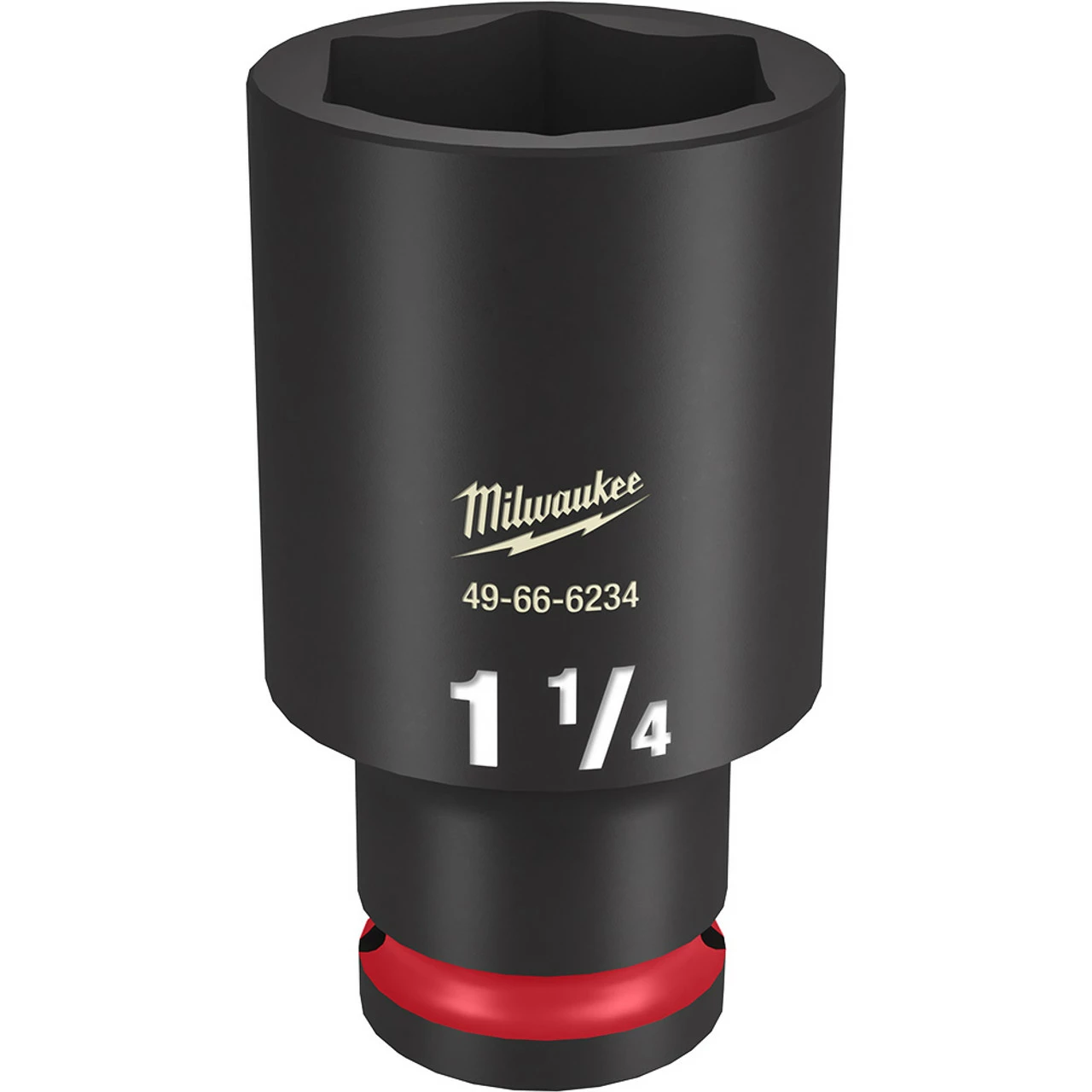 Milwaukee 49-66-6234 SHOCKWAVE Impact Duty 1/2 Drive 1-1/4 Deep 6 Point Socket 3 Milwaukee 49-66-6234 SHOCKWAVE Impact Duty 1/2 Drive 1-1/4 Deep 6 Point Socket