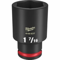Milwaukee 49-66-6237 SHOCKWAVE Impact Duty 1/2 Drive 1-7/16 Deep 6 Point Socket