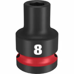 Milwaukee 49-66-6240 SHOCKWAVE Impact Duty 1/2 Drive 8MM Standard 6 Point Socket
