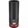 Milwaukee 49-66-6281 SHOCKWAVE Impact Duty 1/2 Drive 20MM Deep 6 Point Socket -Default Template 7 49 66 6281 64801.1657551039