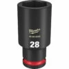 Milwaukee 49-66-6289 SHOCKWAVE Impact Duty 1/2 Drive 28MM Deep 6 Point Socket -Default Template 7 49 66 6289 87379.1657560019