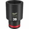 Milwaukee 49-66-6297 SHOCKWAVE Impact Duty 1/2 Drive 36MM Deep 6 Point Socket -Default Template 7 49 66 6297 17246.1657635671