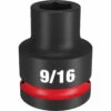 Milwaukee 49-66-6300 SHOCKWAVE Impact Duty 3/4 Drive 9/16 Standard 6 Point Socket -Default Template 7 49 66 6300 07305.1657636106